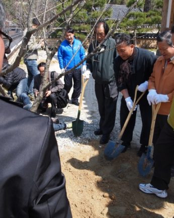 전주동헌 식목행사